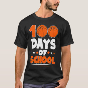 Camiseta 100º Dia de Professores de Basquete Escolares Estu