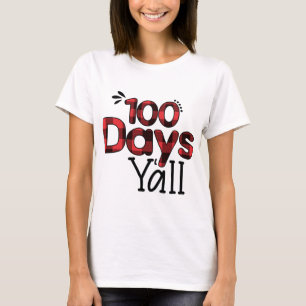 Camiseta 100º Dia de Professores de Estudantes Escolares