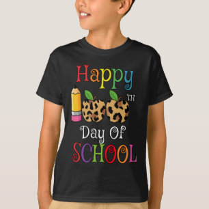 Camiseta 100º Dia De Professores De Impressão De Leopardo D