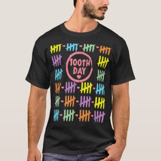 Camiseta 100º Dia Do Arco-Íris Marca 100 Dias De Sc