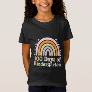 Camiseta 100º Dia do Professor de Jardim de Infância Crianç