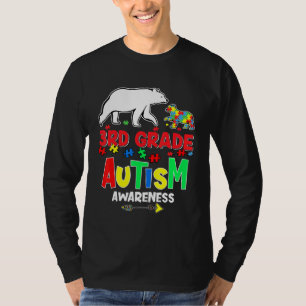 Camiseta 100º Dia Do Professor Do 3º Grau Autism 100 Dias S