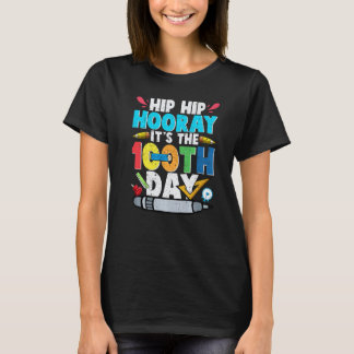 Camiseta 100º Dia dos Professores Crianças Hip Horray i