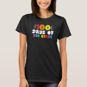 Camiseta 100º Dia Terceira Série Aluno Professor 100 Dias D