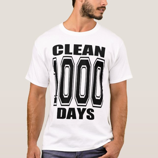 CAMISETA 1000 DIAS LIMPAM!! (Frente)