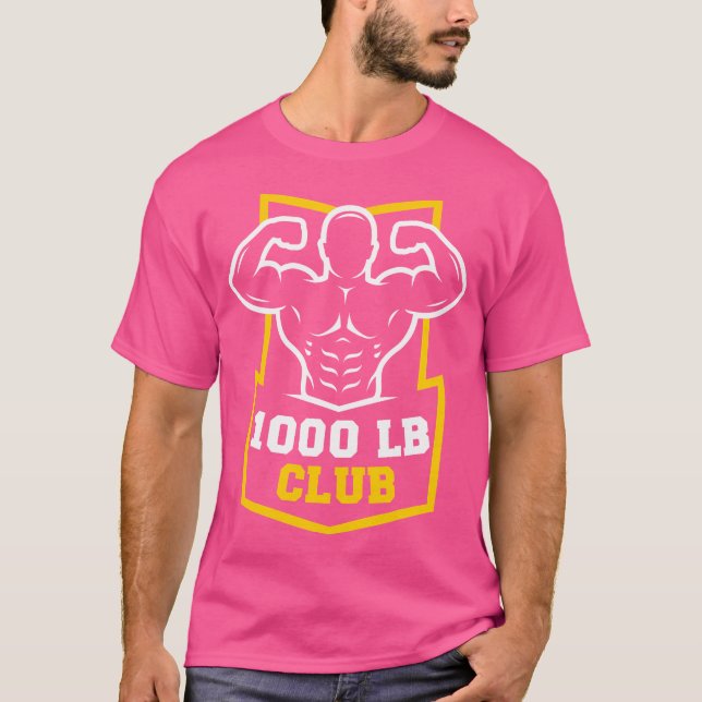 Camiseta 1000 Libras Clube Gym Weightelevadores 100 (Frente)