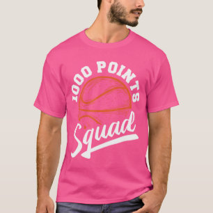 Camiseta 1000 Pontos de Basquete Esquadrão de Basquete