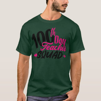 Camiseta 100.º Dia da Escola 100.º Dia de Professores Esqua