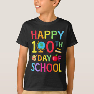 Camiseta 100.º Dia Da Escola 100 Dias De Professora Stu