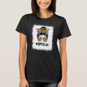 Camiseta 100.º Dia da Escola Mensageiro Autismo Professor A