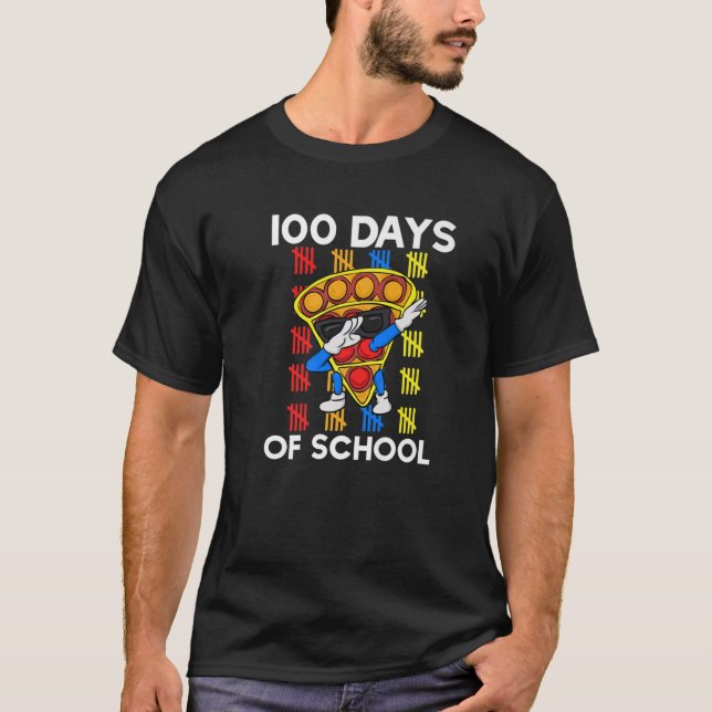 Camiseta 100.º Dia De Brinquedo De Pé-De-Obra (Frente)