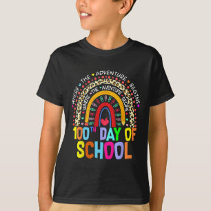 Camiseta 100.º Dia de Estudante Escolar 100 Dias Inteligent