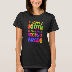 Camiseta 100. º Dia De segundo Mais Inteligente De Segundo
