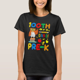 Camiseta 100.º Dia De Sobrevivência Do Estudante Pré-K Ofer