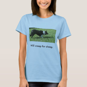 Camiseta 100_1369, rastejará para carneiros