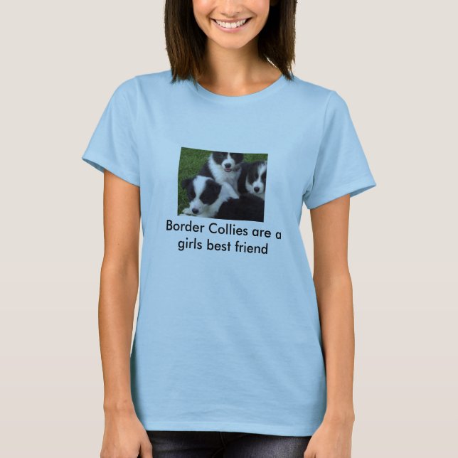 Camiseta 100_5125, Collies de beira são um melhor amigo das (Frente)