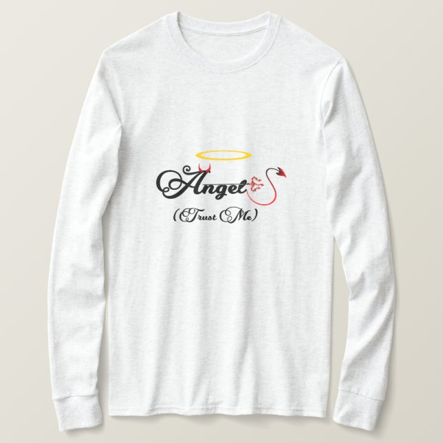 Camiseta 100% Angel T-Shirt (Frente do Design)