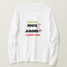 Camiseta 100% Anjo (Confie em Mim)