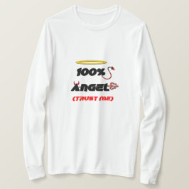 Camiseta 100% Anjo (Confie em Mim)
