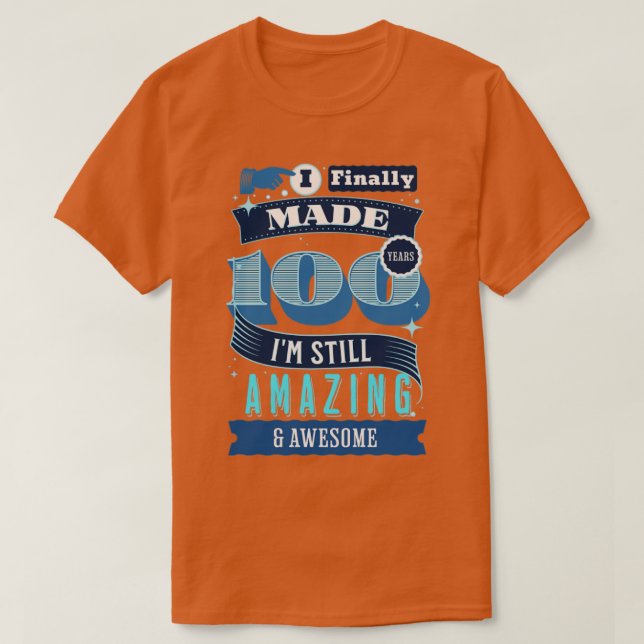 Camiseta 100 Anos (Frente do Design)