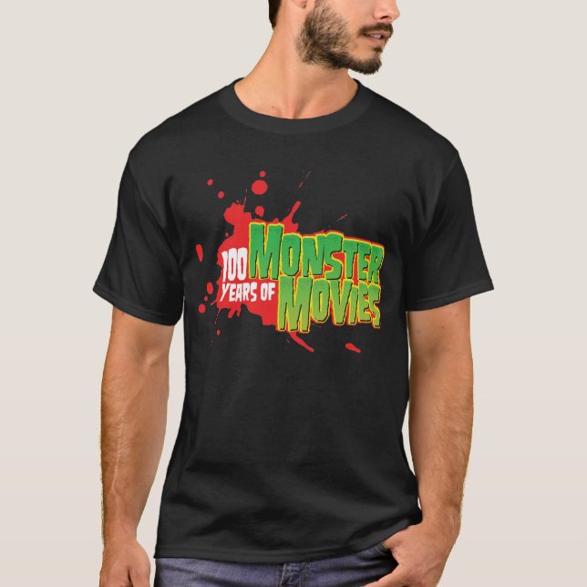 Camiseta 100 anos de filmes do monstro (Frente)