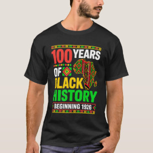 Camiseta 100 Anos de História Negra a partir do Centenário