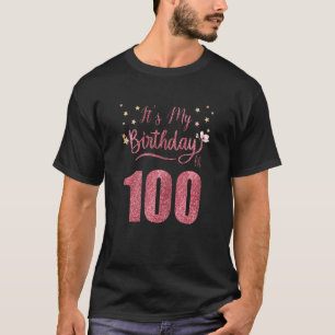 Camiseta 100 anos É o meu Aniversário Incrível Pa
