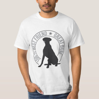 Camiseta 100% best friend = Great Dane