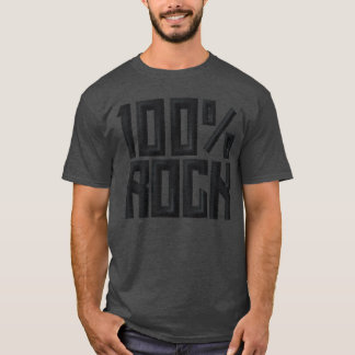 Camiseta 100% Bordado de Rock