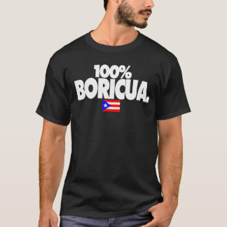 Camiseta 100% Boricua