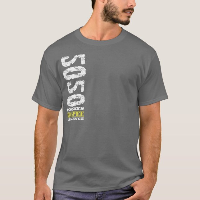 Camiseta 100 days burpee challenge (Frente)