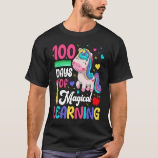 Camiseta 100 Days Of Magical Learning 100th Day Of School U