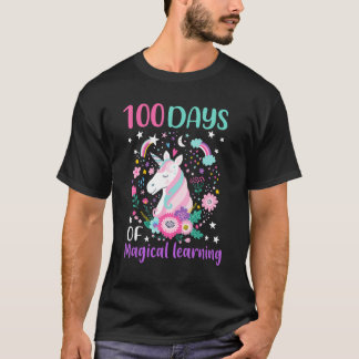 Camiseta 100 Days Of Magical Learning 100th Day Of School U