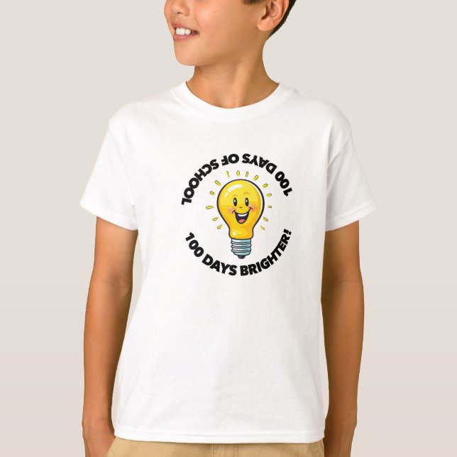 Camiseta 100 days of school 100th day student class T-Shirt (Frente)