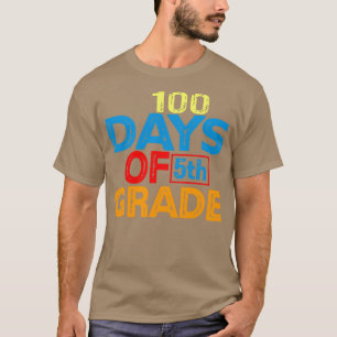 Camiseta 100 Days Of School 5th Grade Fifth Grader