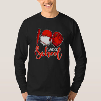 Camiseta 100 Days of School Baseball Teacher 100th Day Of S