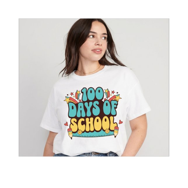 Camiseta 100 Days Of School Celebration Pencil  (Criador carregado)