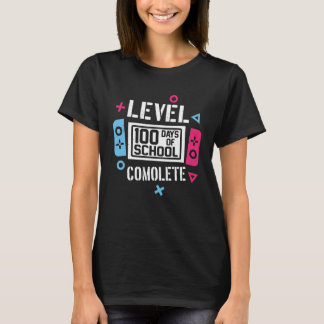 Camiseta 100 Days Of School Completed Gamer Boys 100th Day 