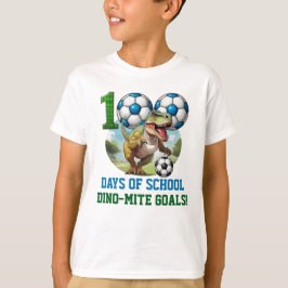 Camiseta 100 Days of School Dinosaur Themed T-Shirt