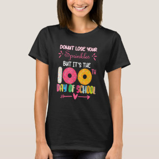 Camiseta 100 Days Of School Kindergarten Donut For Students