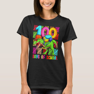 Camiseta 100 Days Of School T REX 100th Day Dinosaur Gift K