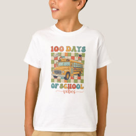 Camiseta 100 Days Of School Vibes