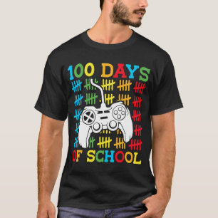 Camiseta 100 Days of School Video Games Controller Gaming K