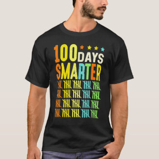 Camiseta 100 Days Smarter Happy 100th Day Of School Student