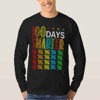 Camiseta 100 Days Smarter Happy 100th Day Of School Student