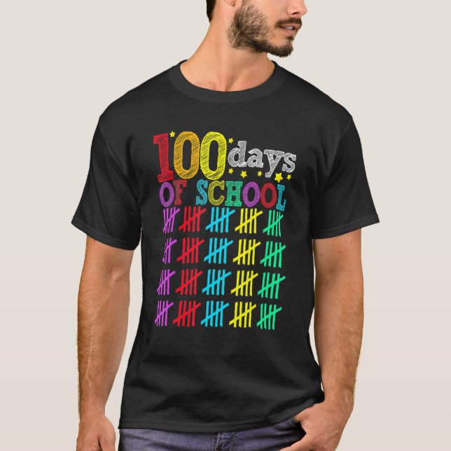 Camiseta 100 Days Smarter Happy 100th Day Of School Student (Frente)