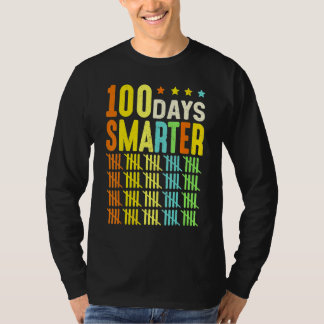 Camiseta 100 Days Smarter Happy 100th Day Of School Student