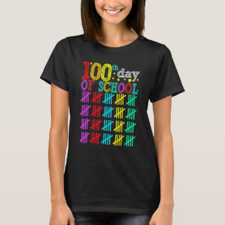 Camiseta 100 Days Smarter Happy 100th Day Of School Student
