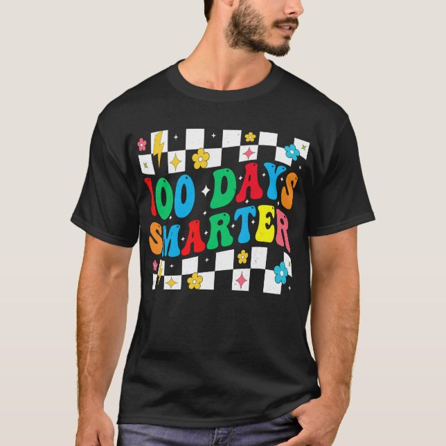 Camiseta 100 Days Smarter Of SchoolT-Shirt (Frente)