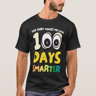 Camiseta 100 Days Smarter Preschool Kindergarten Elementary